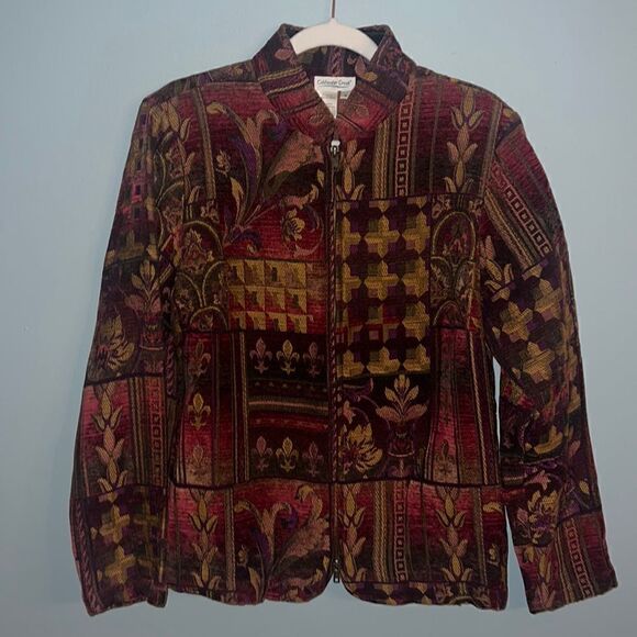 Coldwater Creek Multicolor Patterned Blazer - Picture 2 of 11